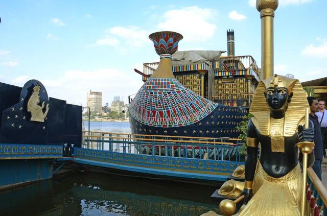 Lunch on A Boat Cruising the Nile