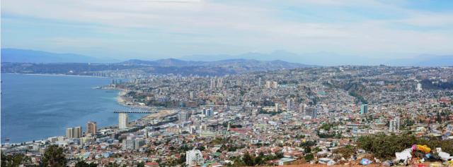 Valparaiso from Balcony -medium